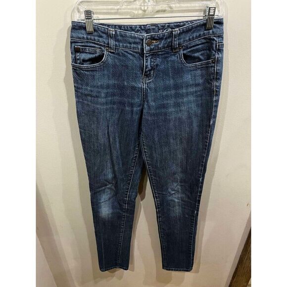 The Limited 312 Womens Denim Jeans Sz 2 Blue Skinny Mid Rise Denim Normcore - Picture 1 of 9